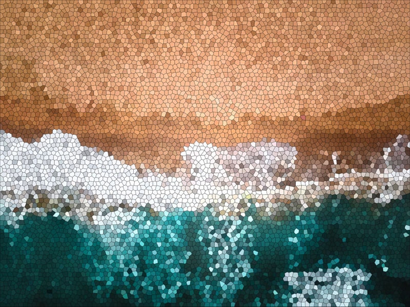 SAND ON THE BEACH