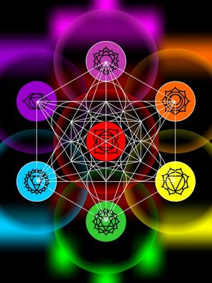 CUBO DE METATRON E CHAKRAS