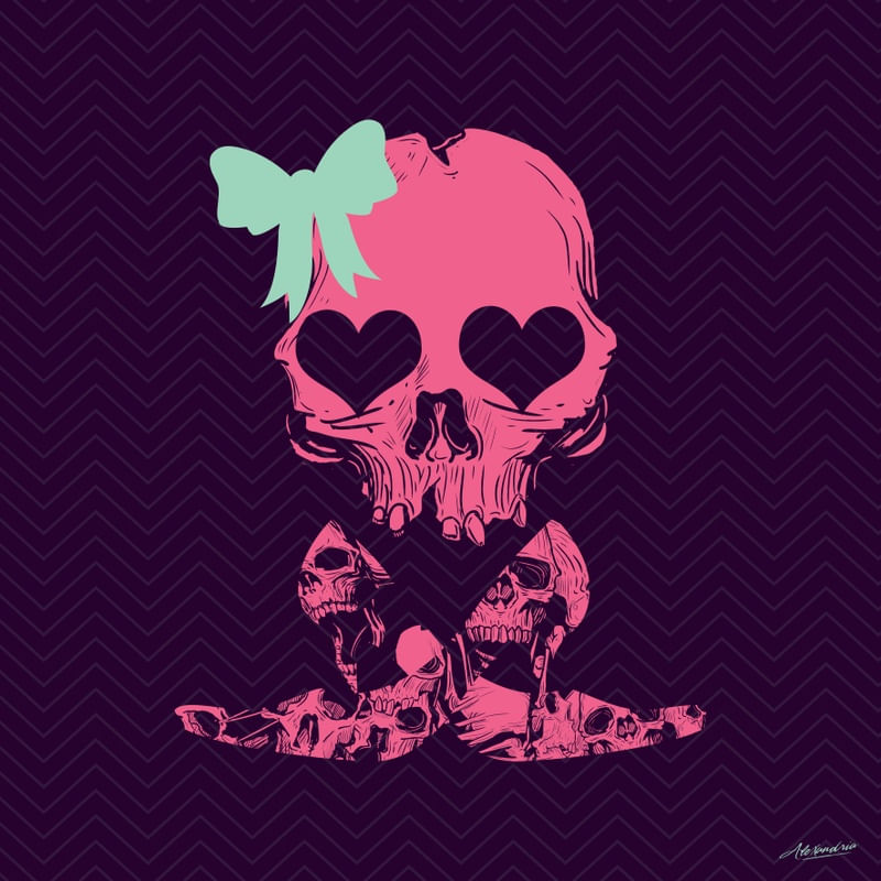 SKULLS LOVE SHOES