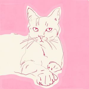 CAT SKETCH ART 2