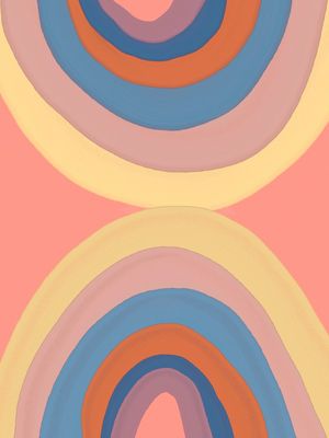 ABSTRACT RAINBOW LINES 3