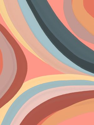 ABSTRACT RAINBOW LINES 4