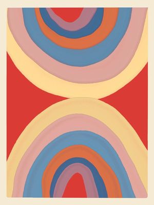 ABSTRACT RAINBOW LINES 6