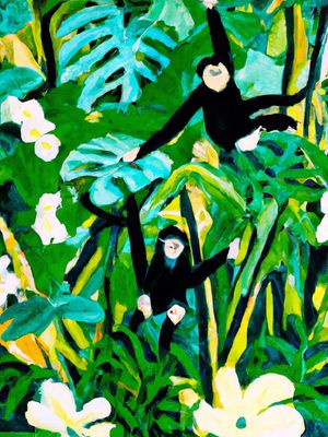 TROPICAL JUNGLE - MACACOS 02
