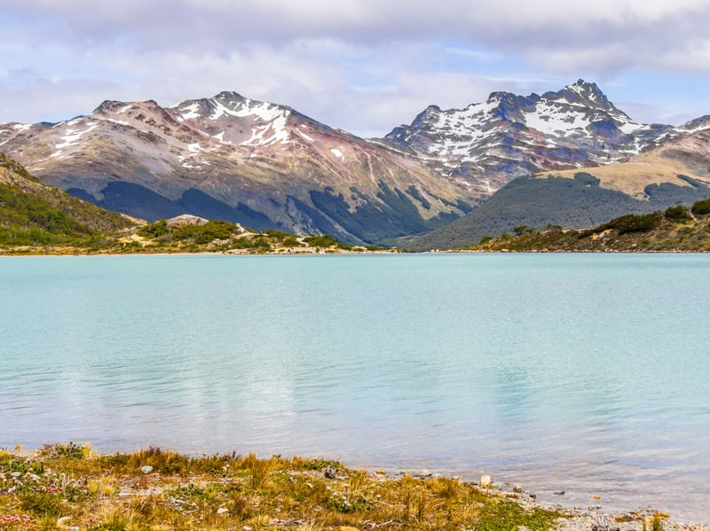 PAISAGEM DA LAGUNA ESMERALDA EM USHUAIA