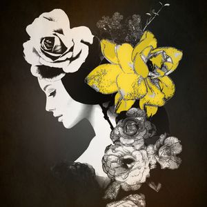 WOMAN PAINTING XV