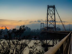 DAWN ON THE BRIDGE