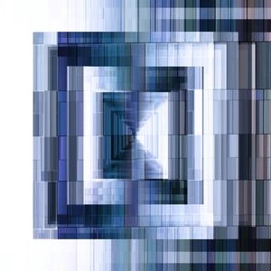 COMPLEX CODING 10 QUADRADO, INDIGO AZUL GEOMETRICO ABSTRATO FORMAS GRAPHICO