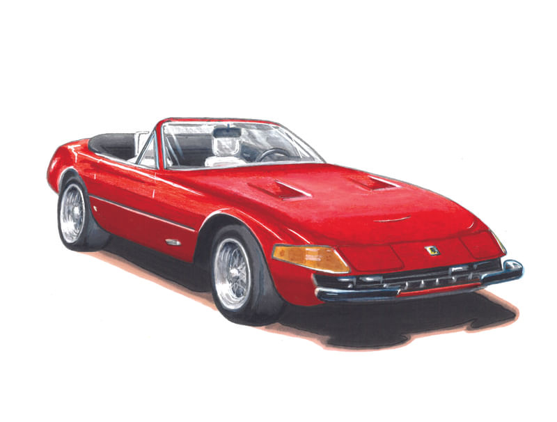 FERRARI ARTE E PAIXÃO 365 DAYTONA 1975