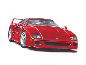 FERRARI ARTE E PAIXÃO F 40 1987