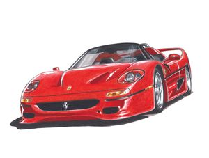 FERRARI ARTE E PAIXÃO F 50 1995