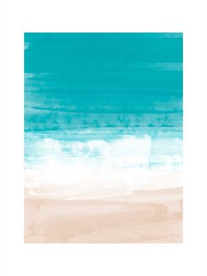 PRAIA EM AQUARELA