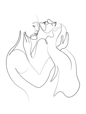 LOVERS MINIMAL ART DRAW
