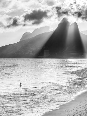 ENTARDECER EM IPANEMA III, RIO DE JANEIRO