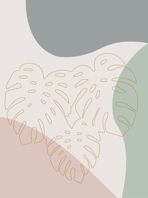 GOLDEN GEOMETRIC PLANT 03