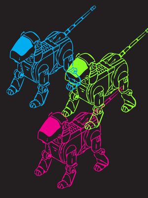 AIBO DOG POP ART