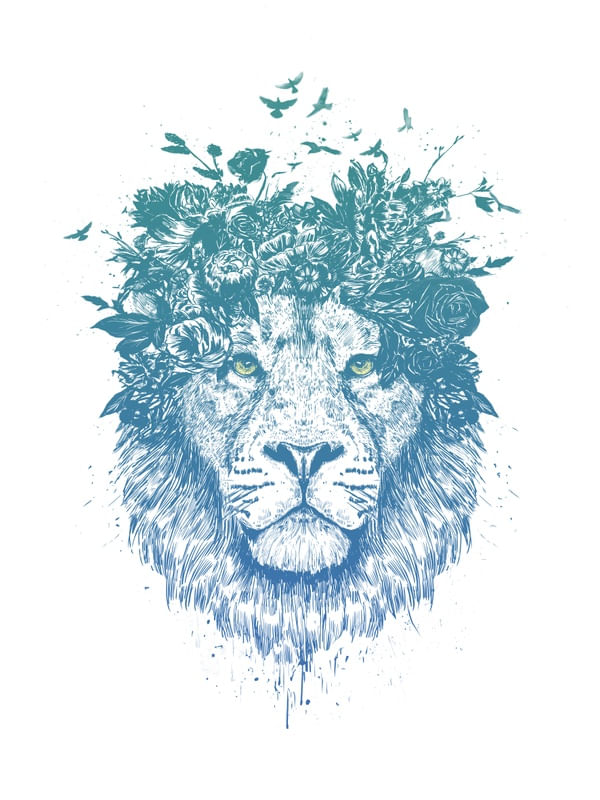 FLORAL LION