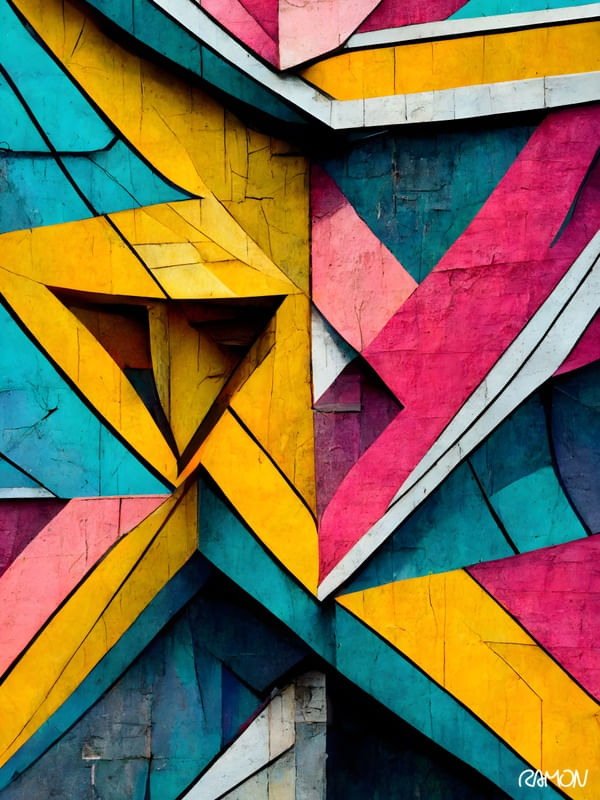 PAREDE DE ORIGAMI
