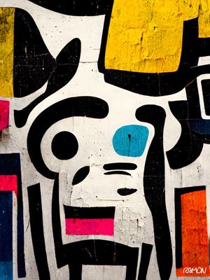 ARTE DE RUA GEOMETRICA