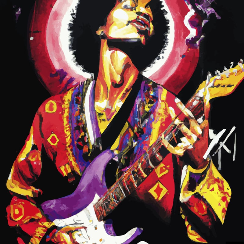JIMI HENDRIX ART