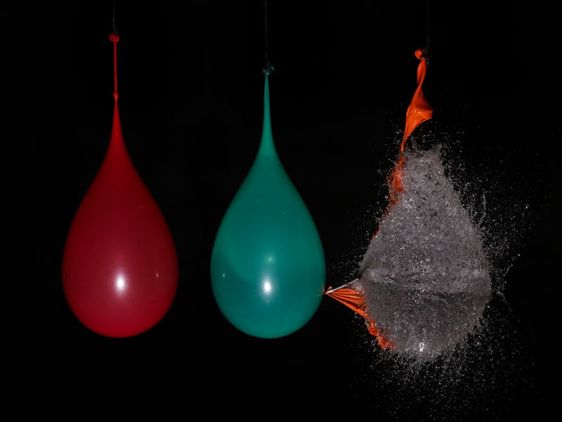 SPLASH COM BALÕES