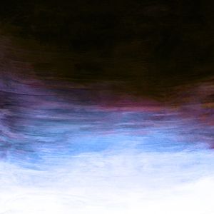 SUNDOWNER 3, ABSTRATO POR DO SOL COLORIDO MINIMALISTA NUVENS PINTURA