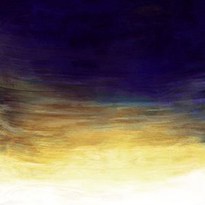 SUNDOWNER 4, ABSTRATO POR DO SOL COLORIDO MINIMALISTA NUVENS PINTURA