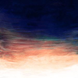 SUNDOWNER 6, ABSTRATO POR DO SOL COLORIDO MINIMALISTA NUVENS PINTURA