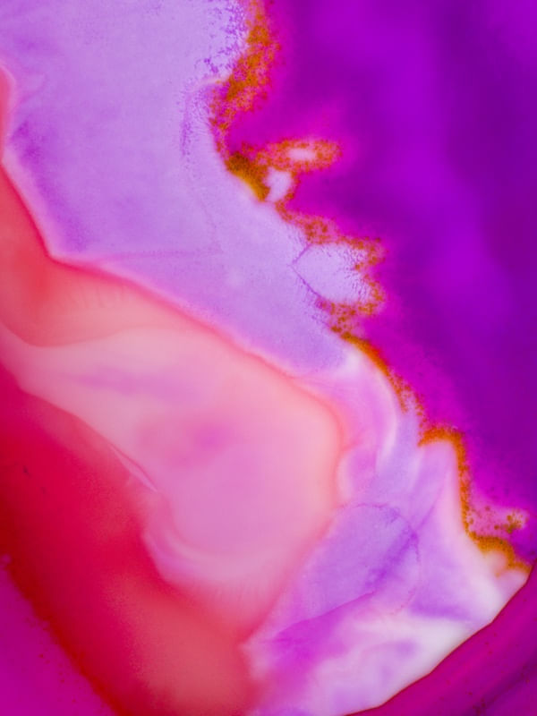 CRISTAL DE ÁGATA ROSA VIOLETA ABSTRATO II