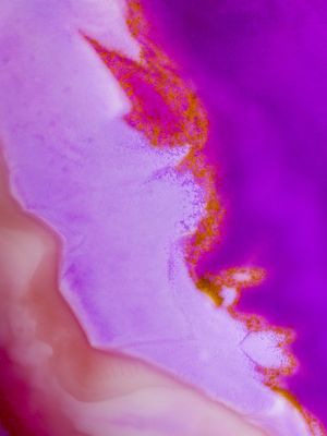 CRISTAL DE ÁGATA ROSA VIOLETA ABSTRATO III