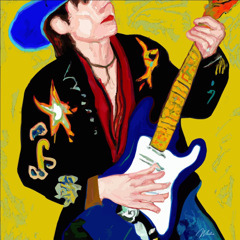 STEVIE RAY VAUGHAN ART