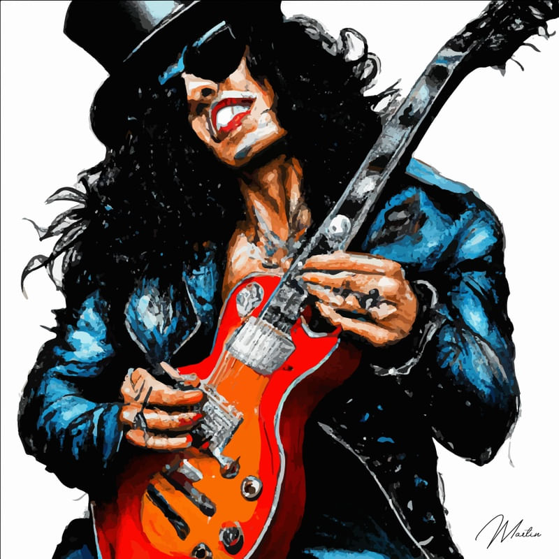 SLASH GUITAR ART