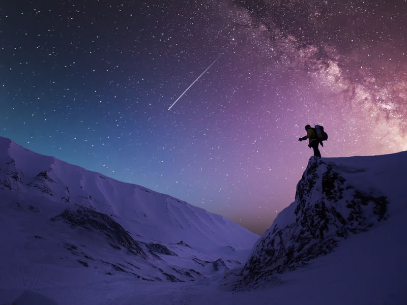 ALPINISTA E O CEU ESTRELADO