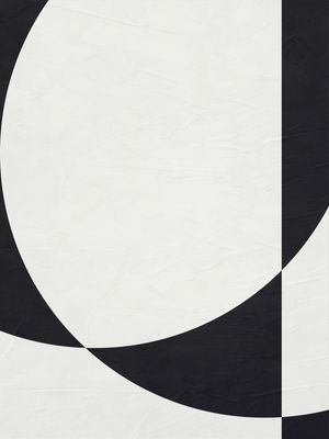 ARTE CONTEMPORÂNEA DE FORMAS GEOMÉTRICAS PRETO E BRANCO - ABSTRATO GEOMETRICO - 627A