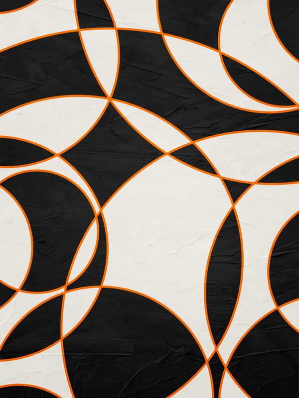 ARTE CONTEMPORÂNEA DE FORMAS GEOMÉTRICAS PRETO E BRANCO - ABSTRATO GEOMETRICO - 643A