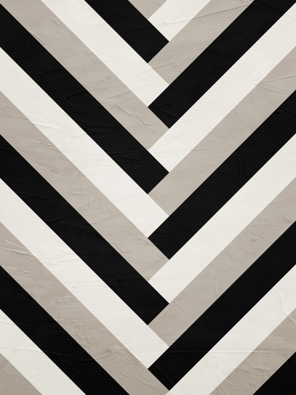 ARTE CONTEMPORÂNEA DE FORMAS GEOMÉTRICAS PRETO E BEGE - ABSTRATO GEOMETRICO - 558A5