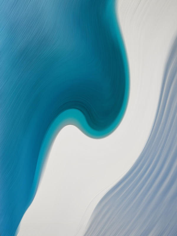 ARTE ABSTRATA ORGÂNICA COLORIDA PRAIA MAR - ABSTRATO DEGRADÊ DE CORES - 65B
