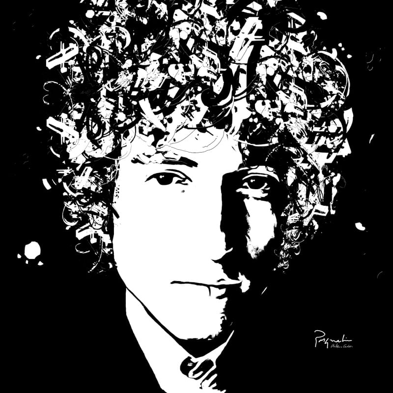 DYLAN IN BLACK AND WHITE