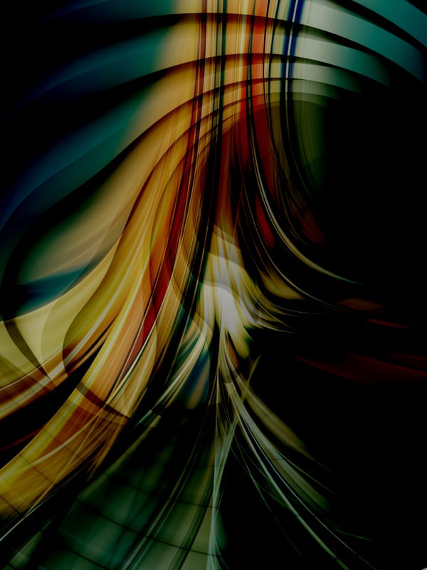 ARTE 3D COLORIDA - ABSTRATO COLORFUL - 26B
