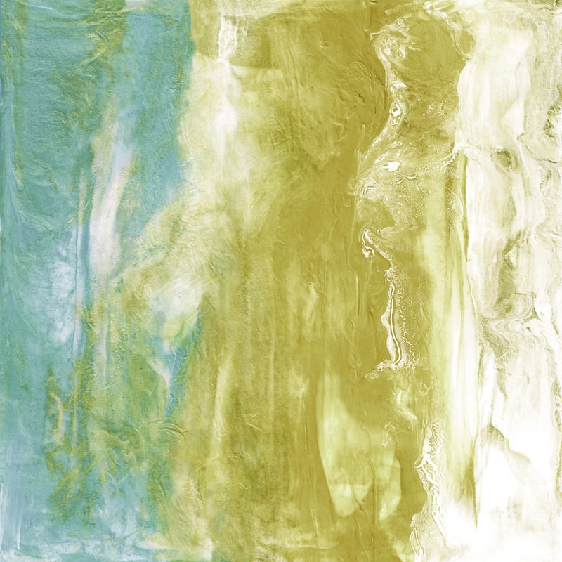 ENDLESS 10 QUADRADO LIMAO VERDE AGUA - OCEANO ONDAS MARE ELEGANTE PINTURA