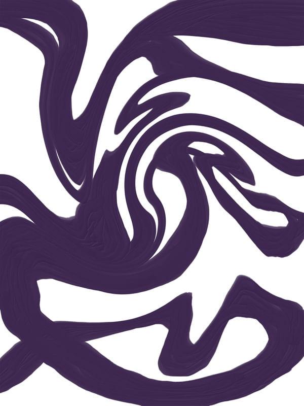 ABSTRATO ROXO ARTISTA GLORIA RIMES