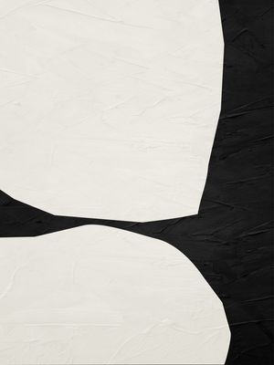 ARTE CONTEMPORÂNEA COLORIDA LARANJA PRETO - ABSTRATO ORGÂNICO - 224A