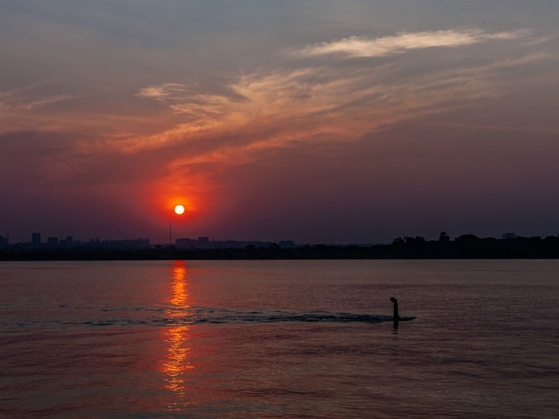 PÔR DO SOL NO LAGO PARANOÁ