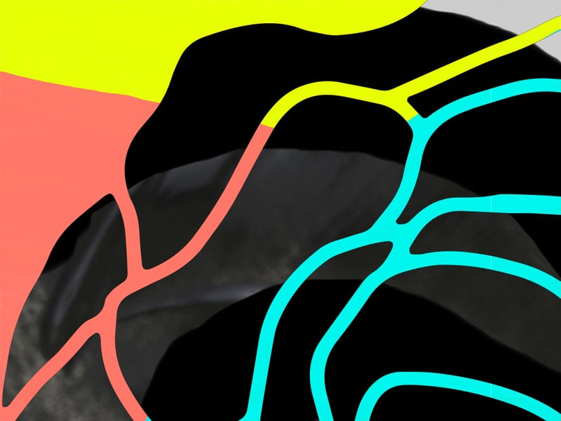 ABSTRATO FLORESCER ARTISTA GLORIA RIMES