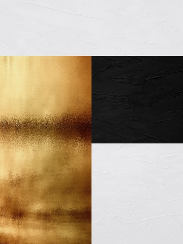 ARTE COLORIDA COM DETALHE DOURADO - ABSTRATO GEOMÉTRICO GOLD - 21A