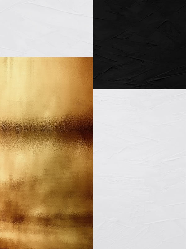 ARTE COLORIDA COM DETALHE DOURADO - ABSTRATO GEOMÉTRICO GOLD - 21B