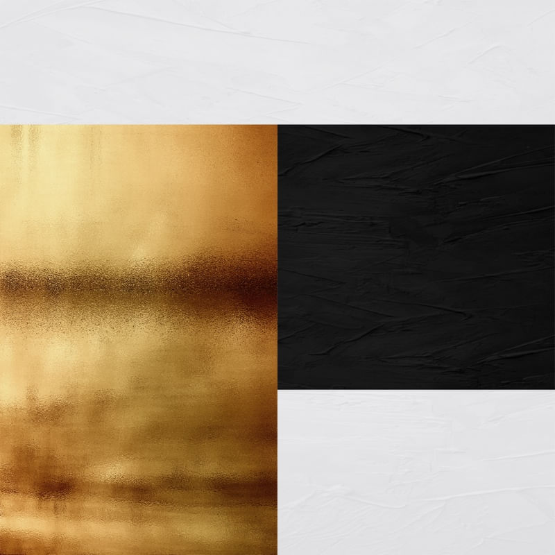 ARTE COLORIDA COM DETALHE DOURADO - ABSTRATO GEOMÉTRICO GOLD - 21A - Q