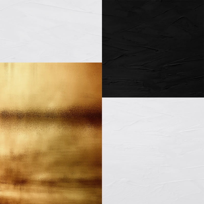 ARTE COLORIDA COM DETALHE DOURADO - ABSTRATO GEOMÉTRICO GOLD - 21B - Q