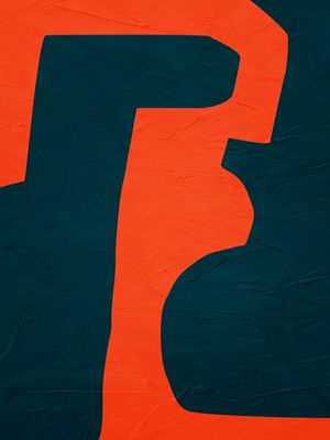 ARTE CONTEMPORANEA COLORIDA LARANJA VERDE - ABSTRATO GEOMETRICO - 510A2