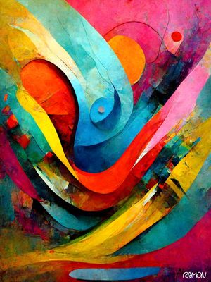 FORMAS ABSTRATAS COLORIDAS - 07